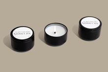 Load image into Gallery viewer, Black Tin Candle
